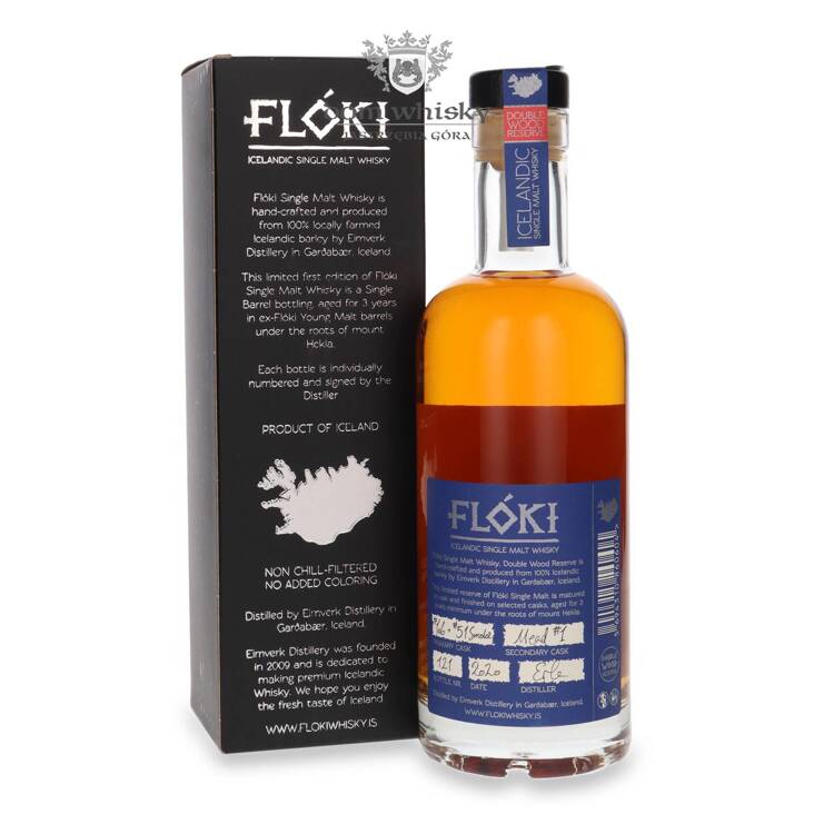 Flóki 3-letni Double Wood Reserve (Mead) / 45%/ 0,5l