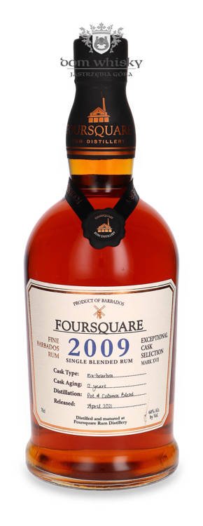 Foursquare 2009 Fine Barbados Rum 12-letni / 60% / 0,7l