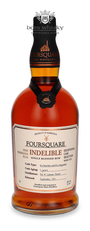 Foursquare Indelible Fine Barbados Rum 11-letni / 48% / 0,7l