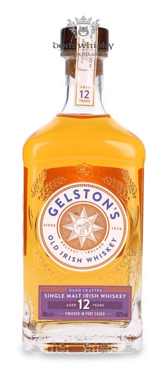 Gelston’s 12-letni Port Cask Finish Irish Single Malt Whiskey /43%/ 0,7l	  	