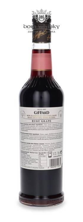 Giffard Ruby Grape Alkohol Free / 0,0% / 0,7l