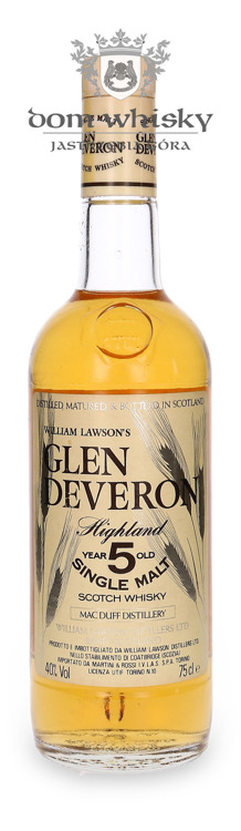 Glen Deveron 5-letni William Lawson’s (Bottled 1980s) / 40%/ 0,75l