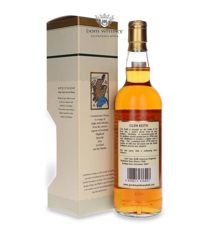 Glen Keith 1968 (Bottled 2007) Connoisseurs Choice / 46% / 0,7l