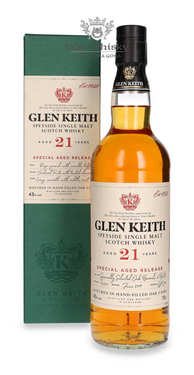 Glen Keith 21-letni Special Aged Release / 43% / 0,7l