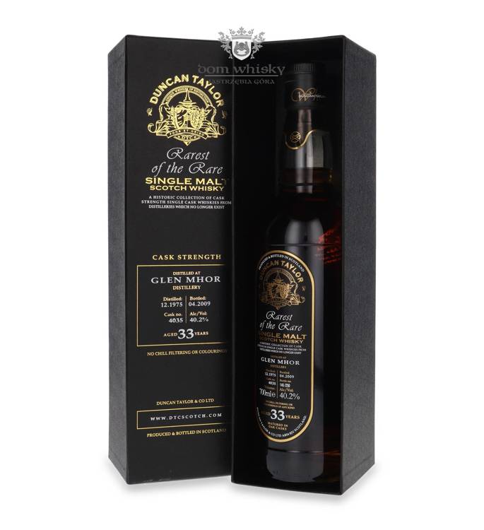 Glen Mhor 33-letni (D.1975 B.2009) Rarest of The Rare Duncan Taylor /40,2%/ 0,7l