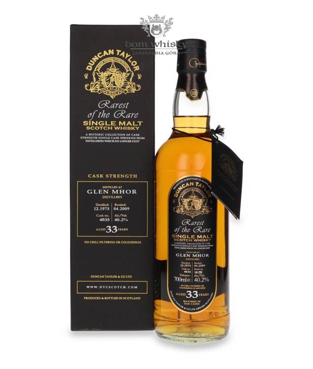 Glen Mhor 33-letni (D.1975 B.2009) Rarest of The Rare Duncan Taylor /40,2%/ 0,7l