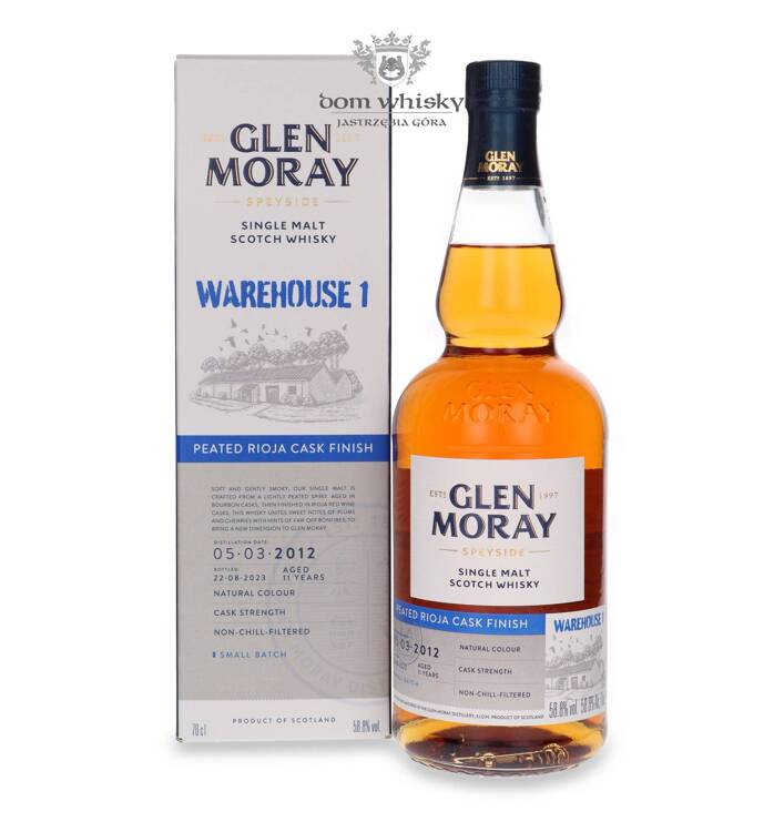 Glen Moray Warehouse 1 Peated Rioja Cask Matured /58,8% /0,7l