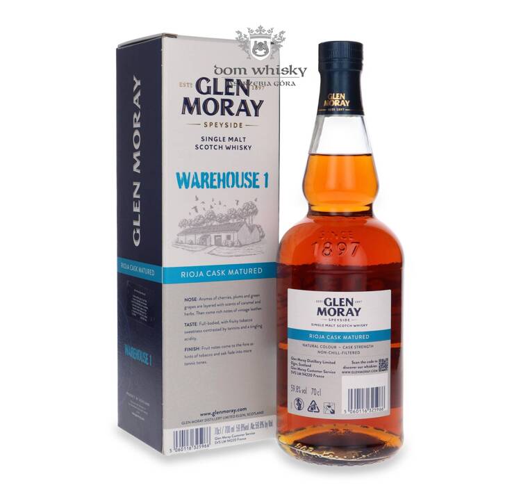 Glen Moray Warehouse 1 Rioja Cask Matured /59,8% /0,7l