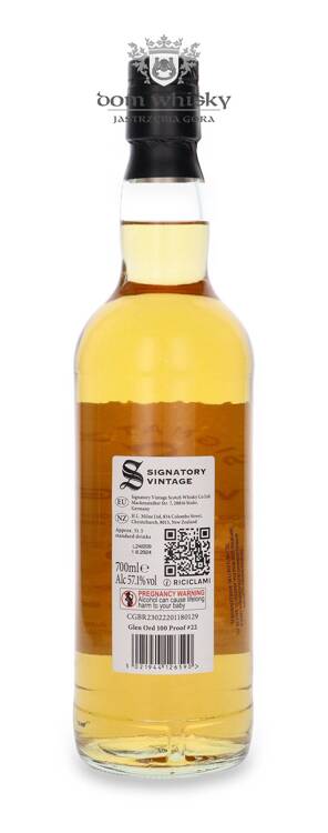 Glen Ord 11-letni 100 PROOF Edition # 22 Signatory Vintage / 57,1%/ 0,7l 