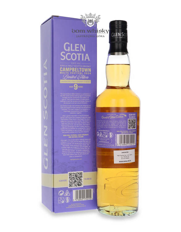 Glen Scotia 9-letnia Sherry Cask Finish, 2024 Campbeltown Malts Festival / 56,2%/ 0,7l