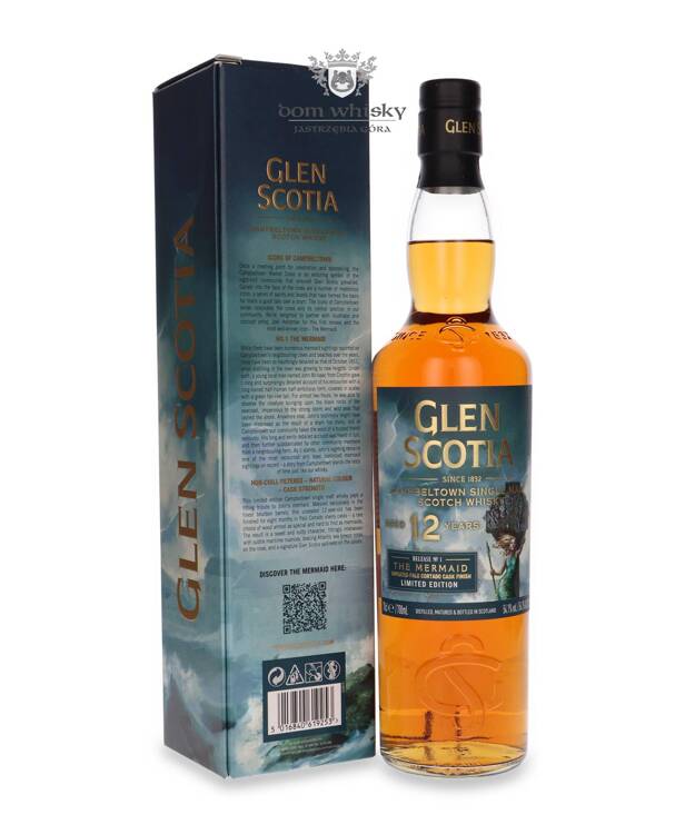 Glen Scotia The Mermaid 12-letnia, Palo Cortado Cask Finish, Icons of Campbeltown / 54,1% / 0,7l