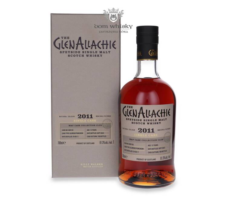 GlenAllachie 2011, 12-letni, Oloroso Puncheon # 800193 / 61,3%/ 0,7l	