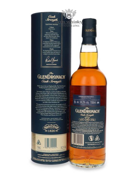 GlenDronach Cask Strength Batch # 12 / 58,2%/ 0,7l