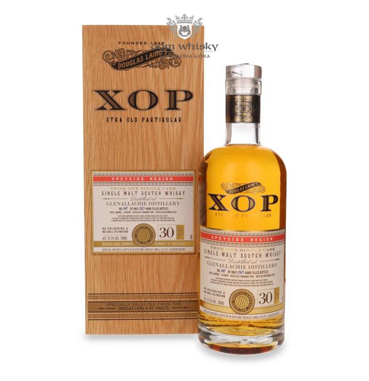 Glenallachie 30-letni (D.1992, B.2022)  Douglas Laing’s XOP / 47,3% / 0,7l