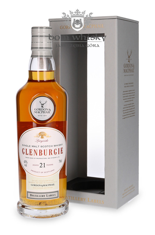 Glenburgie 21-letni Distillery Labels Gordon & MacPhail /bez opakowania/ 43% / 0,7l