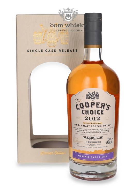 Glenburgie 8-letni (D.2012, B.2021) Marsala Cask Finish, The Cooper’s Choice/ 54,5%/ 0,7l