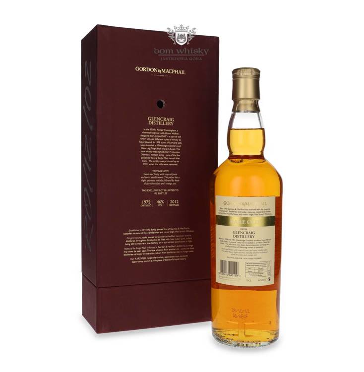 Glencraig 1975 (Bottled 2012) Rare Old, Gordon & MacPhail / 46%/ 0,7l