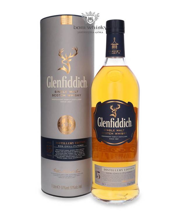 Glenfiddich 15-letni Distillery Edition Travel / 51% / 1,0l