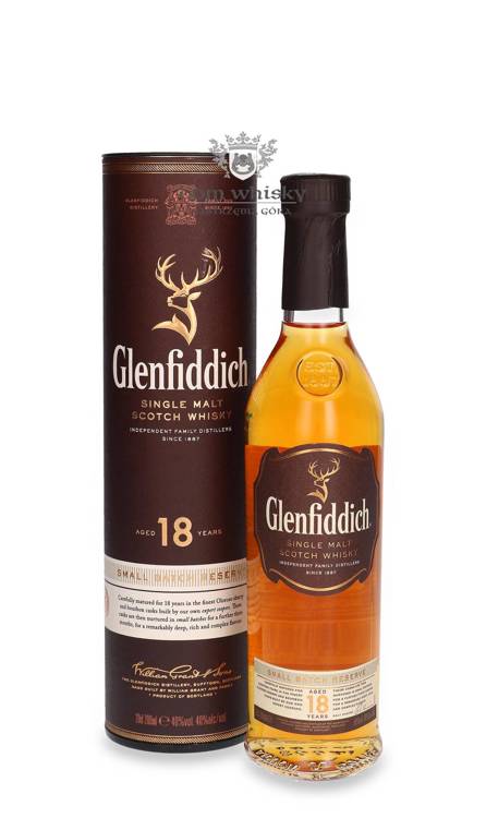 Glenfiddich 18 letni Small Batch Reserve / 40% / 0,2l