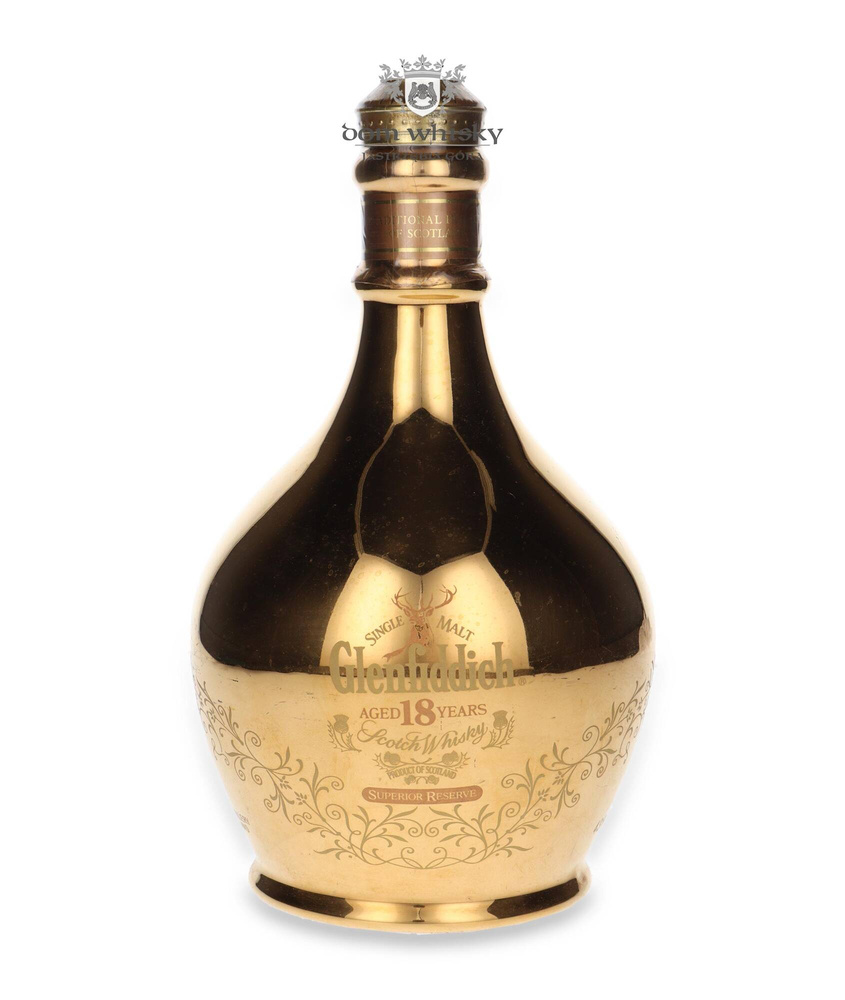 Glenfiddich 18-letni Superior Reserve, Gold Decanter/ 43%/ 0,7l