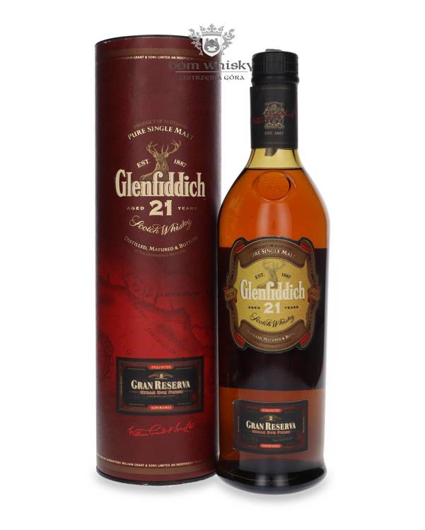 Glenfiddich 21-letni Gran Reserva Cuban Rum Finish/ 40%/0,7l