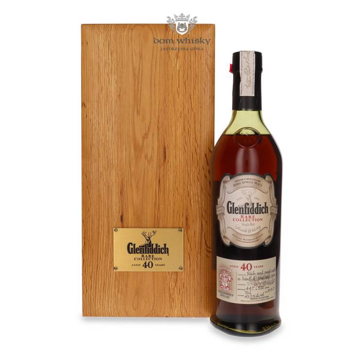 Glenfiddich 40-letni, Rare Collection (Bottled 2007) 43,5% / 0,7