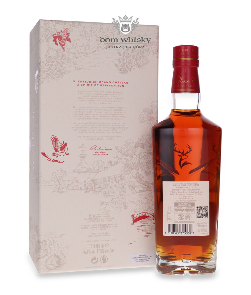 Glenfiddich Grand Chateau 31-letni Bordeaux Wine Cask Finish / 47,6% /0,7l