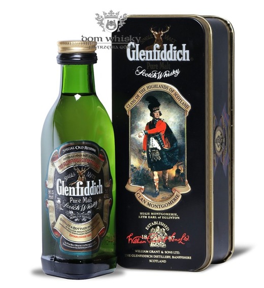 Glenfiddich Pure Malt, Clan Montgomerie / 43% /Miniaturka/ 0,05l