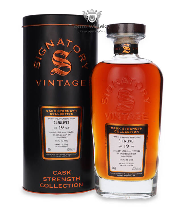 Glenlivet 19-letni (D.2004, B.2024) Signatory Vintage / 62,7%/ 0,7l