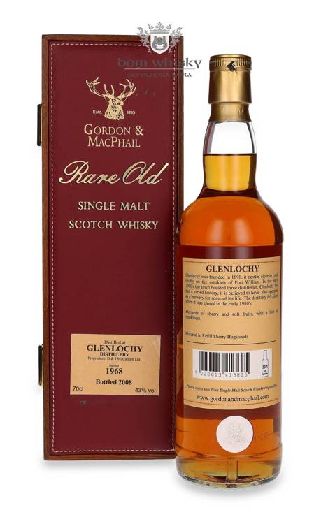 Glenlochy 1968 (Bottled 2008) Rare Old, Gordon & MacPhail / 43%/ 0,7l