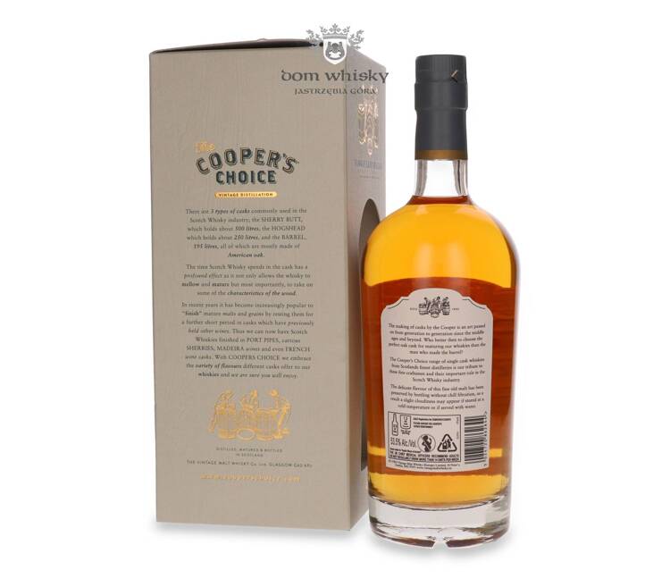 Glenlossie 11-letni (D.2011, B.2023) Sherry Cask Finish The Cooper's Choice / 53,5%/ 0,7l