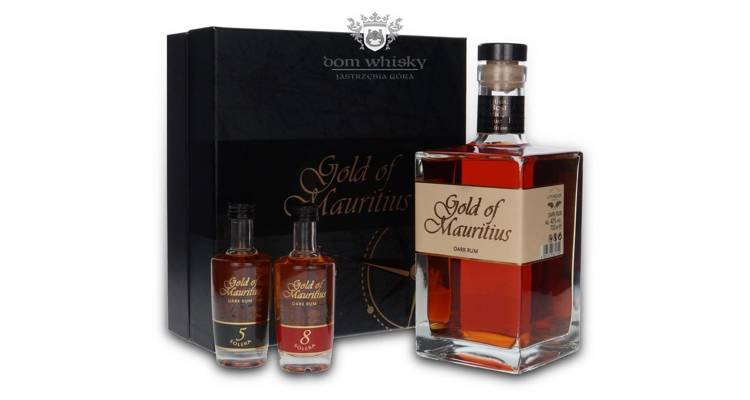 Gold of Mauritius Dark Rum Giftset / 40% / 0,7l