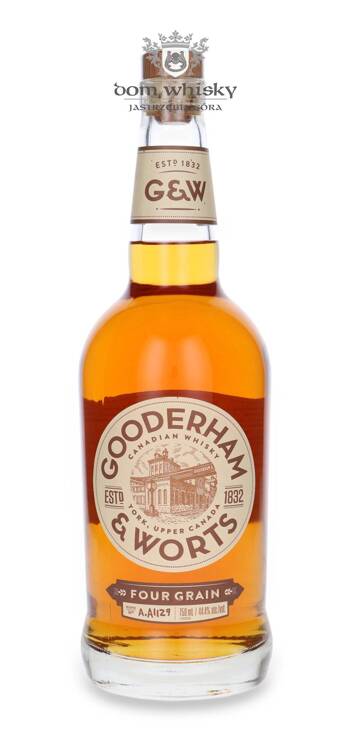 Gooderham & Worts Four Grain Canadian Whisky / 44,4%/ 0,75l  	