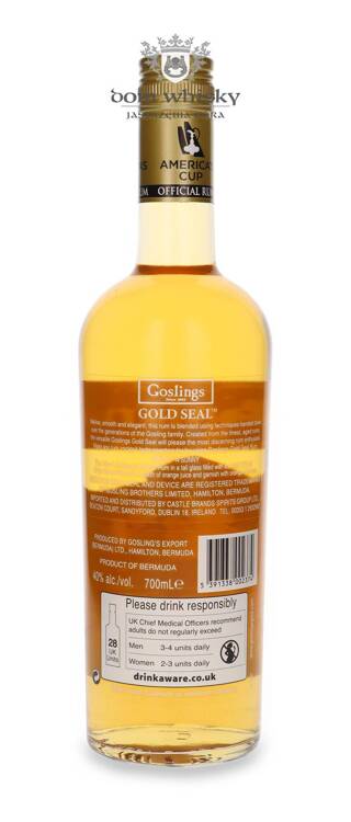 Gosling's Gold Seal America's Cup Bermuda Rum / 40% / 0,7l