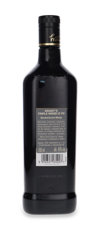 Grant's 12 letni Triple Wood/ 40% / 0,7l