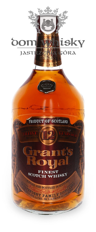 Grant's Royal 12-letni, Finest Scotch Whisky / 43% / 1,0l