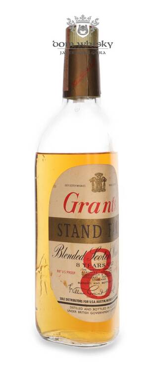 Grant’s Stand Fast 8-letni (Bottled for the American Market) / 43%/ 4/5 quart 