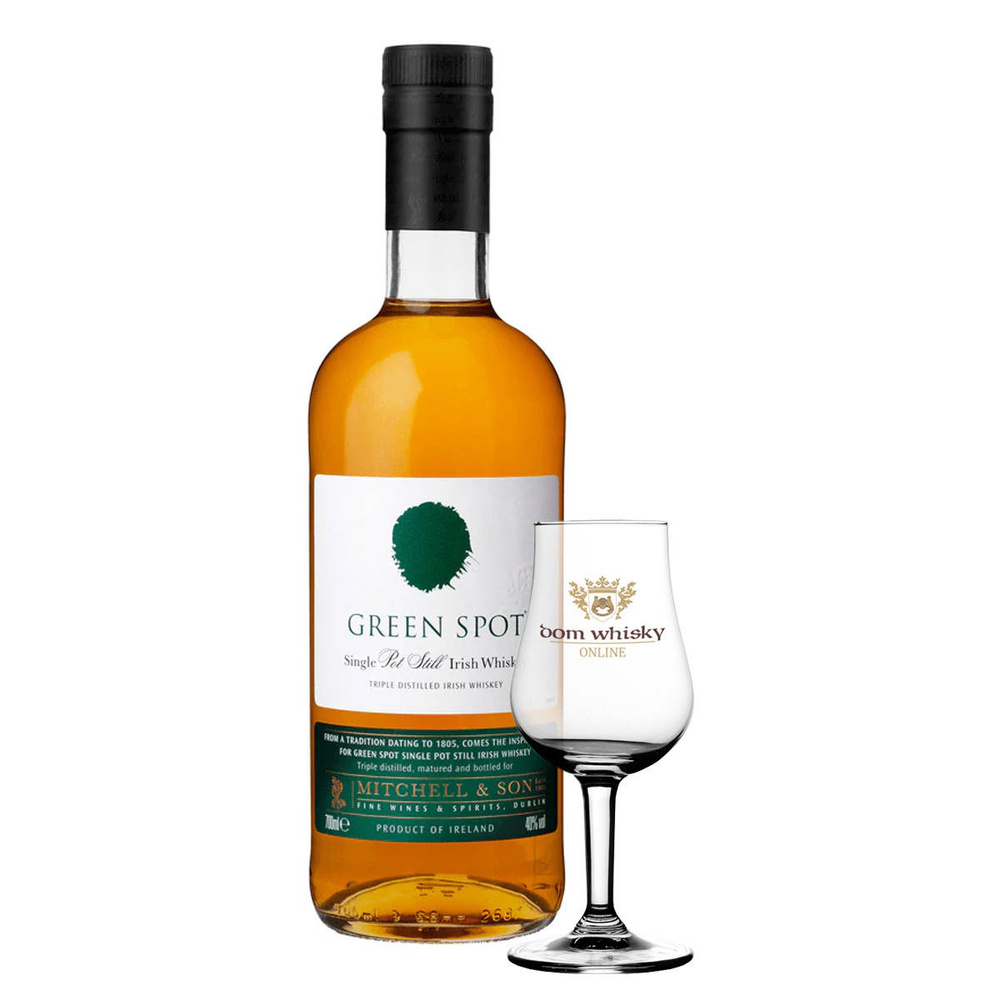 Green Spot Single Pot Still / 40% / 0,7l + kieliszek degustacyjny Dom Whisky