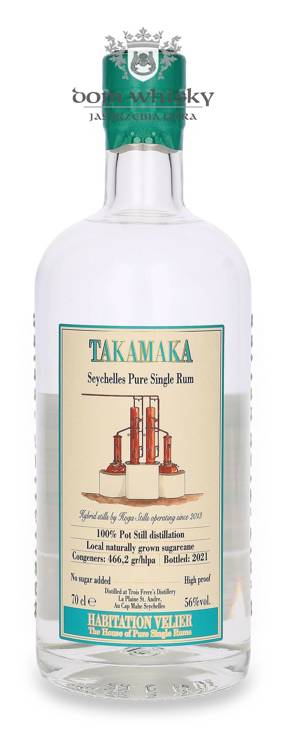 Habitation Velier Hampden Takamaka White Seychelles Pure Single Rum / 56% / 0,7l