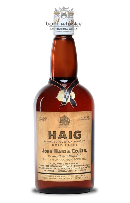 Haig’s Gold Label (Bottled 1970s) / 43%/ 0,75l		