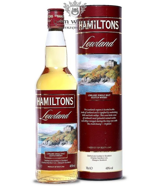 Hamiltons Lowland Single Malt Whisky / 40% / 0,7l