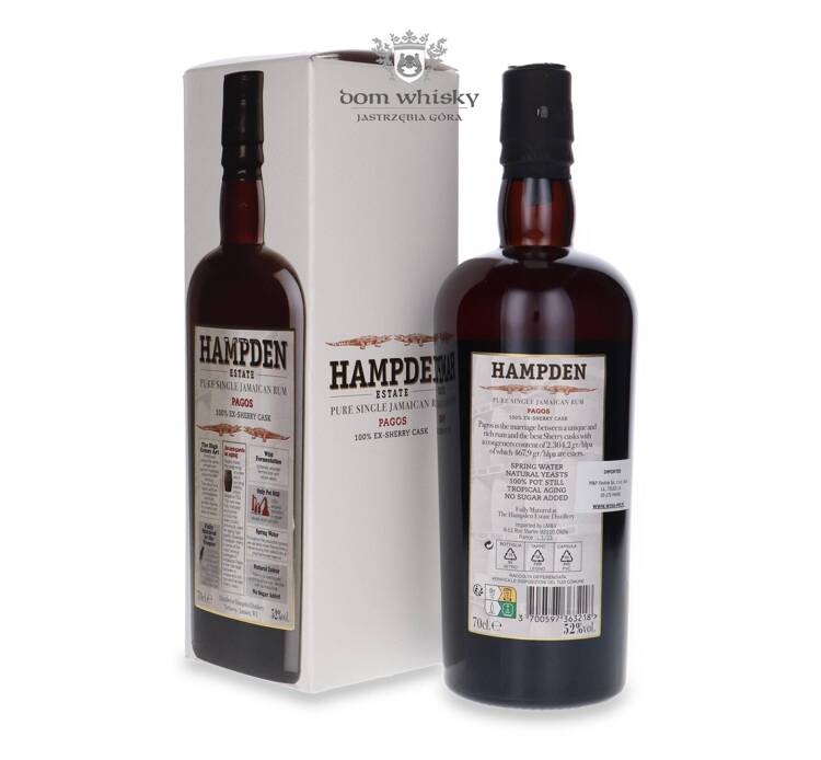 Hampden Pagos 2023 Jamaican Rum / 52% / 0,7l