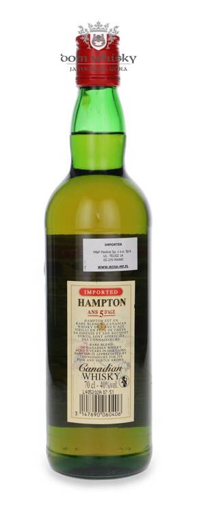 Hampton 5-letni Canadian Whisky / 40% / 0,7l