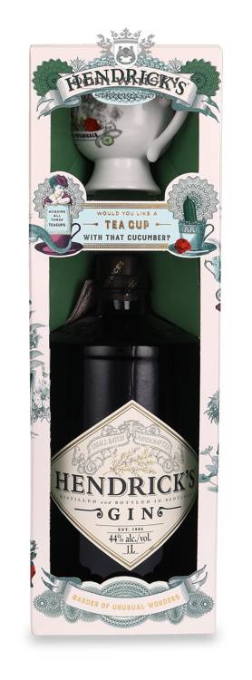 Hendrick's Gin (Tea Cup) / 44% / 1,0l