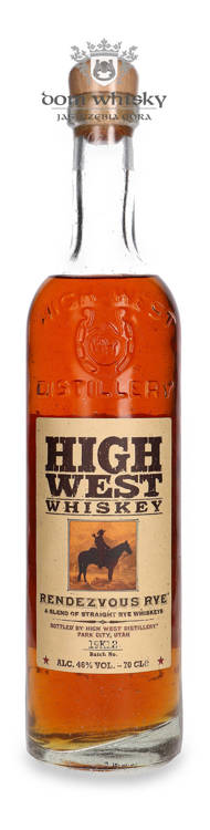 High West Rendezvous Rye Whiskey (Utah) / 46% / 0,7l