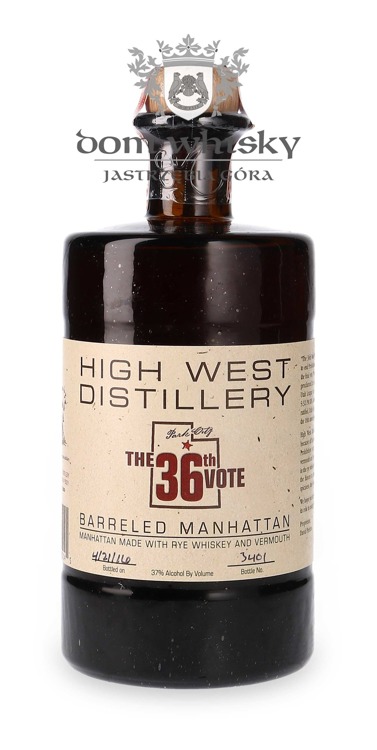 High West “The 36th Vote” Barreled Manhattan / 37%/ 0,75l