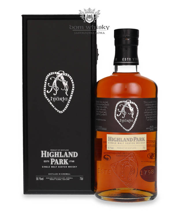 Highland Park 12-letni Hjärta /Wooden Box/ 58,1% / 0,7l