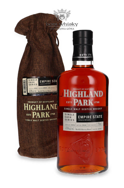 Highland Park 13-letni (D.2004, B.2018) Single Cask Series Empire State / 65,8%/ 0,75l