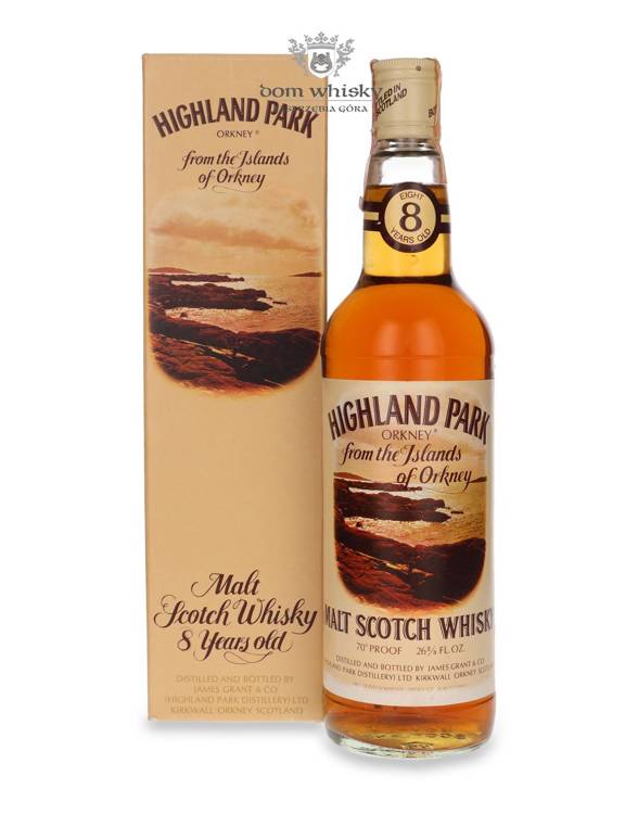 Highland Park 8-letni (Bottled 1970s) / 70 Proof / 262/3 Fl. Oz.	