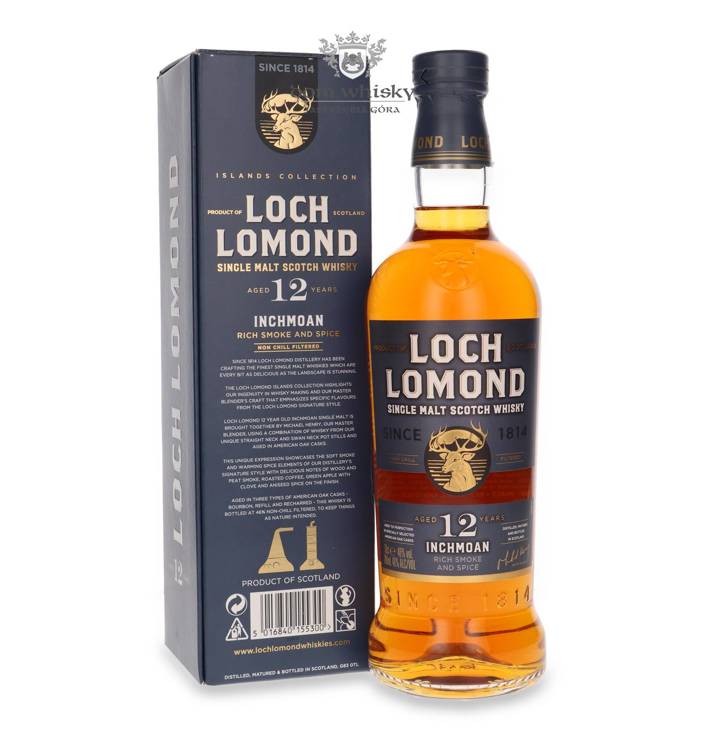 Inchmoan 12-letni Smoke And Spice (Loch Lomond Group) / 46% / 0,7l